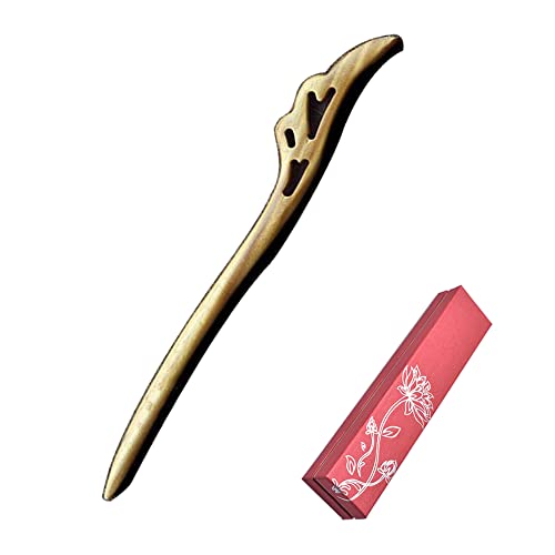 Handgemachte grüne Sandelholz Holz Haarnadel Chinesische Haarnadel Holz Ebenholz Haarstab Essstäbchen für Frauen Damen Mädchen Lange Haare Stil 1 von Medifier