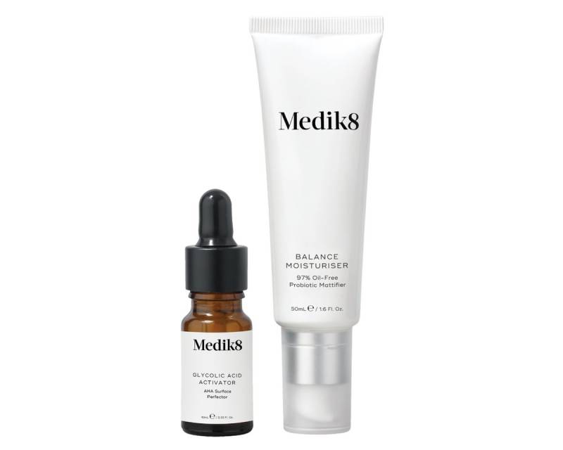 Medik8 Make-up Balance Moisturiser & Glycolic Adic Activator von Medik8