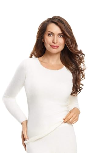 Medima Damen Hemd langarm - Angora 100 weiss XXL von Medima