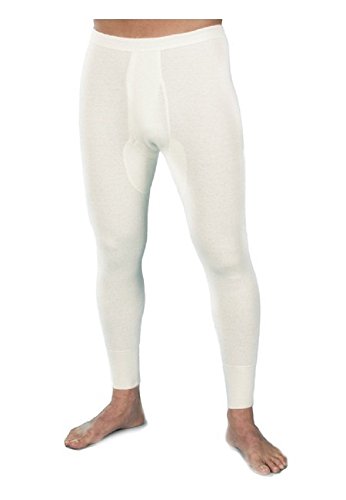 Medima Classic Herren-Hose lang mit Eingriff 50% Angora weiß - Größen L von Medima
