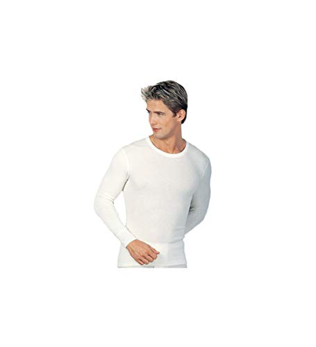 Medima Herren Hemd langarm - Angora 40 weiss XL von Medima