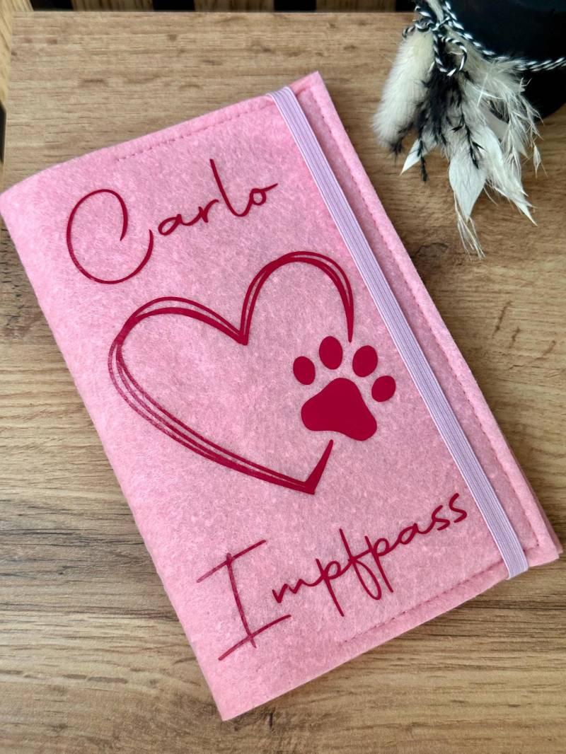 Impfpasshülle Für Hunde & Katzen | Impfpass Filz Aufbewahrung Filzhülle von MedinaHandmadeShop
