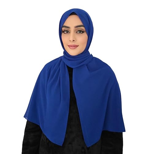 Medinah kopftuch moderne hijab kopftuch-Frauen Premium Chiffon Hijab Kopftücher, hijab aus leichtem Stoff- kopftuch damen 180X70cm groß, aus hochwertigem Stoff von Medinah