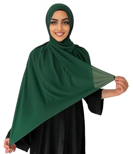 Hijab moderne hijab kopftuch-Frauen Premium Chiffon Hijab Kopftücher, Kopftuch aus leichtem Stoff- kopftuch damen 180X70cm groß, aus hochwertigem Stoff von Medinah