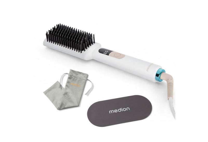 Medion® Elektrohaarbürste MEDION Glättbürste HB1 (MD19859) von Medion®