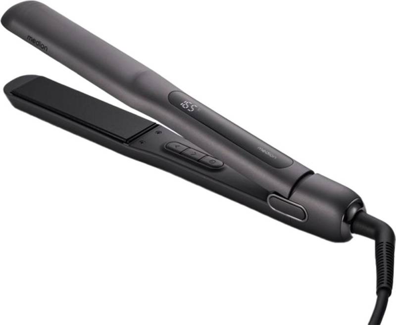 Medion® Glätteisen HS1 (MD19925) Keramik-Turmalin, Flexible Styling-Platten mit Temperatursensor, 5 regelbare Heizstufen von Medion®