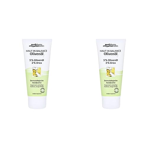 Dr. Theiss Naturwaren GmbH, Haut In Balance Olivenöl Handcreme 5 prozent, 100 milliliter (Packung mit 2) von Medipharma Cosmetics