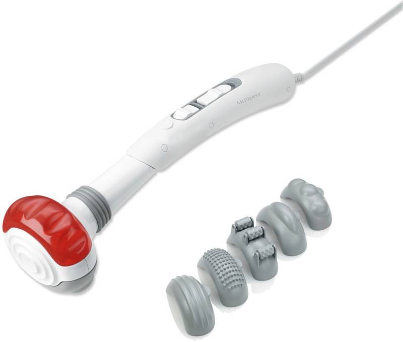 Medisana Massagegerät HM 886, Set 6-tlg., Set 6-tlg., Handmassagegerät mit Rotlicht- und Wärmefunktion von Medisana
