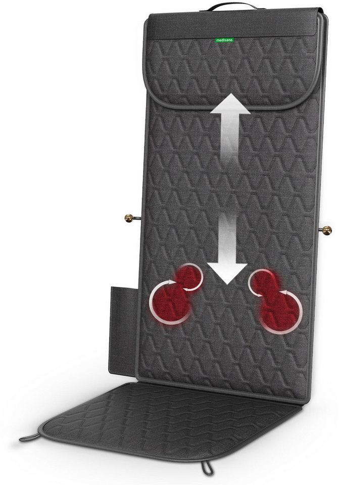 Medisana Massagesitzauflage MC 700, Shiatsu-Massageauflage, 2 Stufen, Wärmefunktion, Punktmassage, leise von Medisana