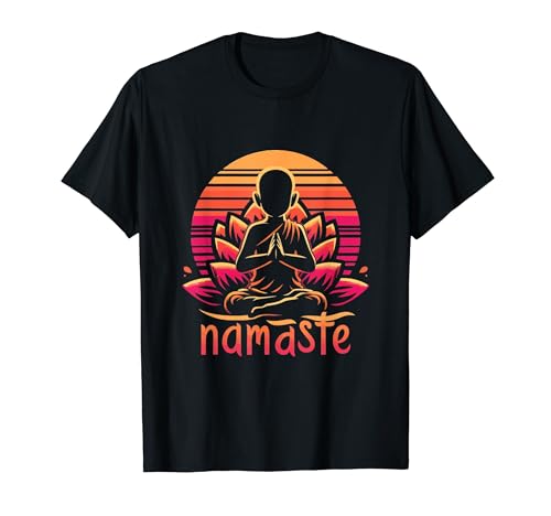 Namaste Buddha Lotus Atmen Zen Yoga Männer Frauen Meditation T-Shirt von Meditation Yoga Zen Buddhism Namaste Apparel Co.