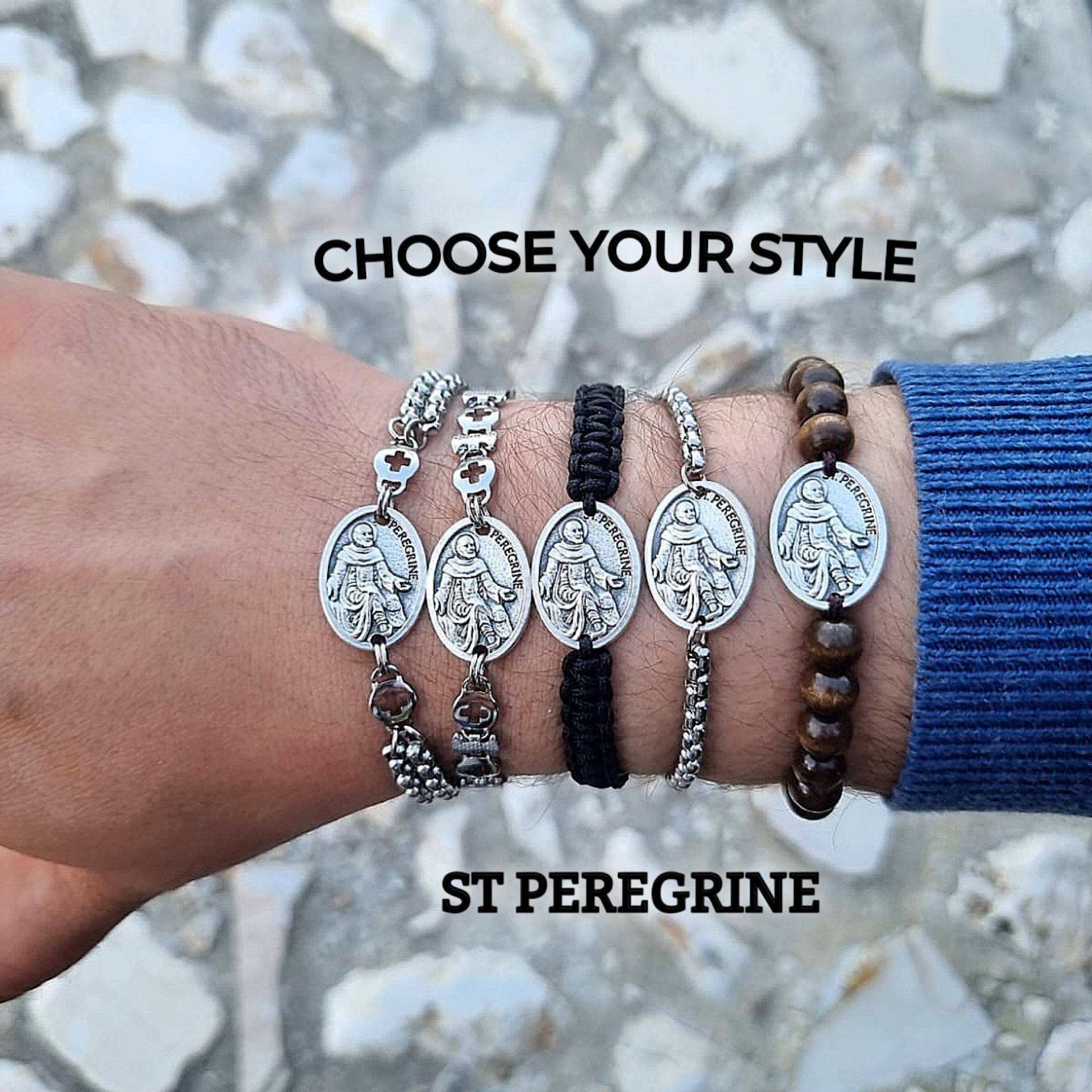 st Peregrine Armband, Schutzheiliger Krebspatient, Geschenk Für Krebspatient, Geschenke Der Hoffnung, Gesegnetes Heilige st Peregrine Armband, Schutzheiliger Krebspatient, Geschenk Für Krebspatient, Geschenke Der Hoffnung, Gesegnetes Heilige von MedjugorjeFaith