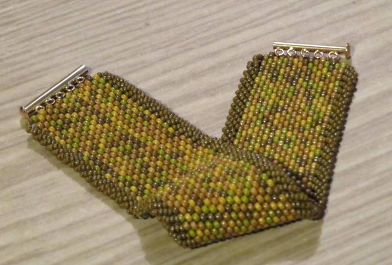 Herbst-Braun Rocailles Perlen Armband Herbst-Braun Rocailles Perlen Armband von MednisEnterprises