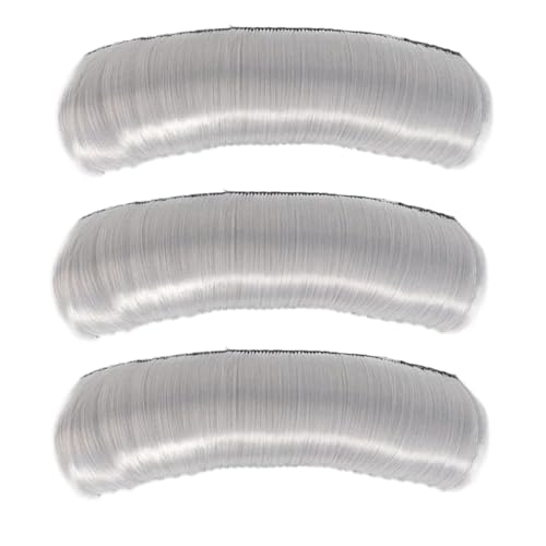 3pcs Haarbeule für Volumeneinsatz, graue unsichtbare flauschige Pad natürliche Clips Styling Bump Clip Accessoires Frauen von Mednkoku