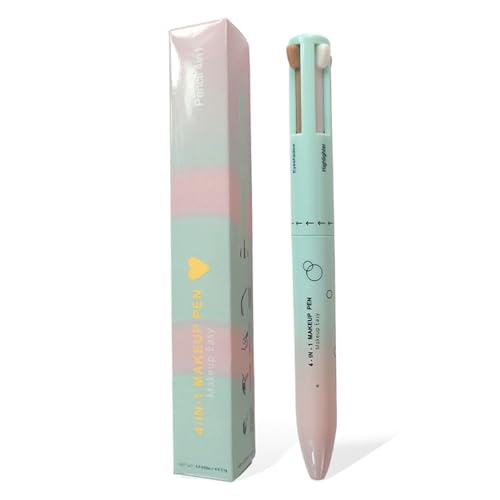 4 in 1 Make -up -Stift tragbarer Easy Switch enthält Eyeliner, Augenbrauen, Lippensteine ​​und Highlighter Langlebige für Frauen im Freien von Mednkoku