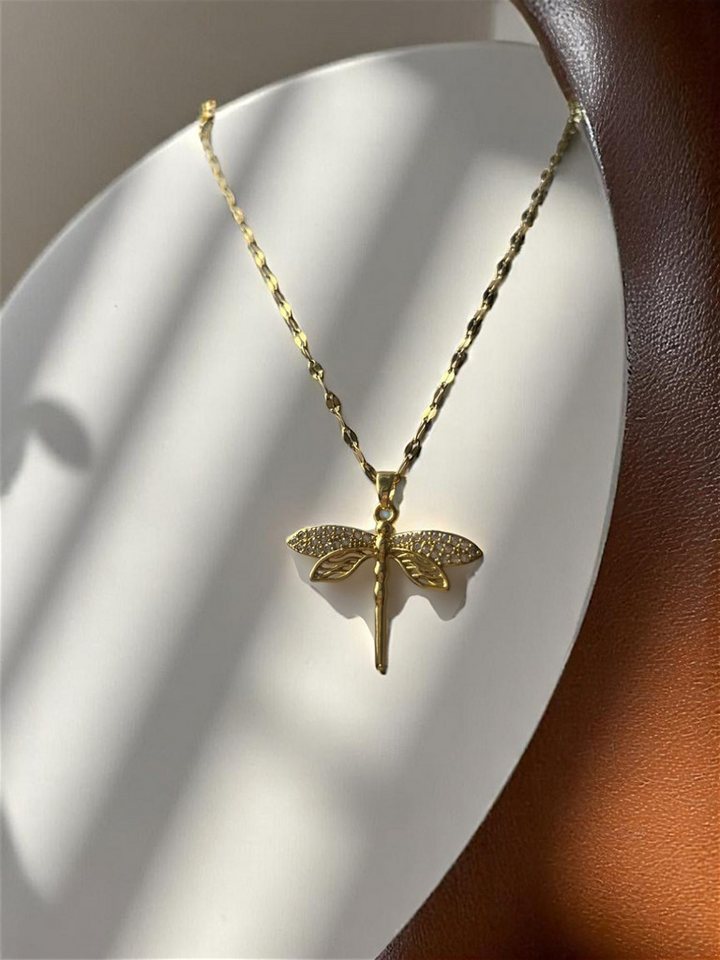 Medusa Accessoires Charm-Kette Libellen Halskette von Medusa Accessoires