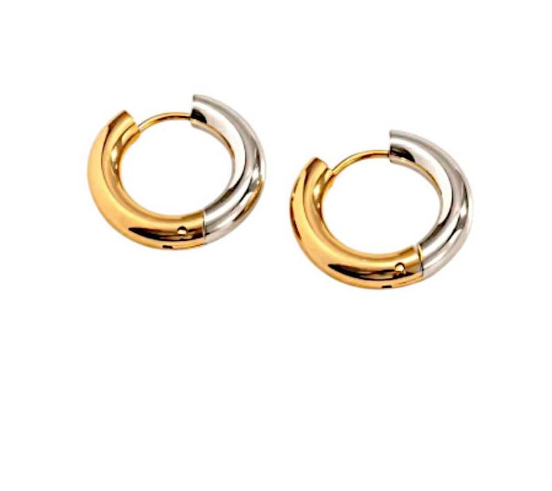 Medusa Accessoires Creolen-Set Napel Stainless Steel Ohrringe Set von Medusa Accessoires