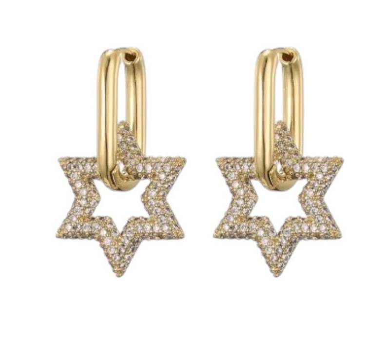 Medusa Accessoires Creolen-Set Star Stainless Steel Creolen Set von Medusa Accessoires