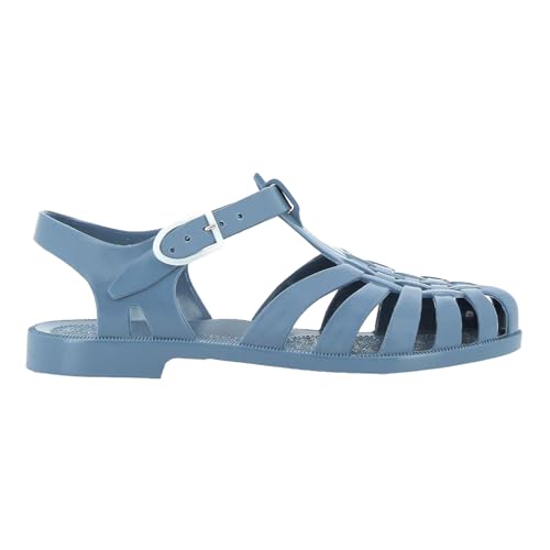 Méduse® Kunststoff-Sandalen – Modell Sunmif Mat – Schuhe für Erwachsene – Strandsandalen/Meer/Sommer, rutschfest, denim, 37 EU von Méduse