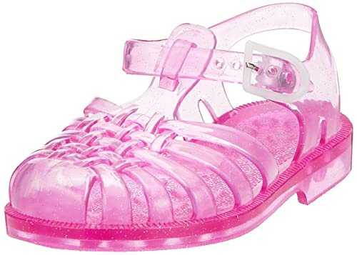 Méduse – Mädchen-Sandale aus Rosa Glitter-Kunststoff, rosa - Rose - Größe: 22 von Méduse