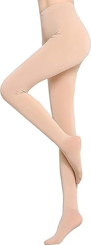 MeeQee Thermo Strumpfhose Damen Winter Fleece Gefütterte Undurchsichtig Hohe Taille Abnehmen Des Bauches Thermostrumpfhosen Nude/Thick von MeeQee