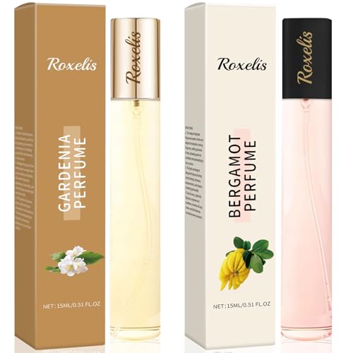 2 Stück Mini Parfüm Damenparfüm Set, Inspirierte Parfüm Damen, Eau de Parfum for Women, Fragrance for Women, Langanhaltender Geruch, Gardenie + Bergamotte, Einzigartiger Duft und Dufterlebnisse von Meemion