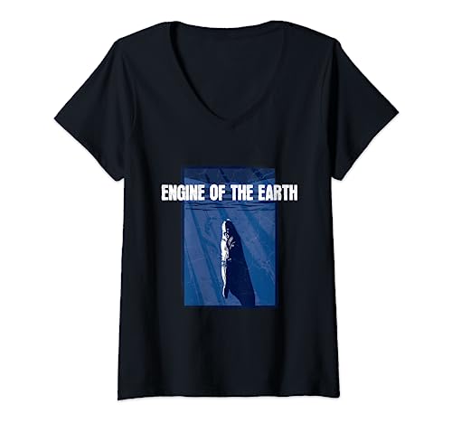 Damen Klimaschutz Meeresbiologie Meerestiere Wal Umweltschutz T-Shirt mit V-Ausschnitt von Meeresbiologie Meerestiere Wale Klima Schutz