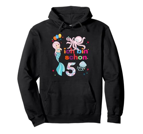 Meerjungfrau Geburtstag Kinder 5. Geburtstag Mädchen 5 Jahr Meerjungfrau Pullover Hoodie Meerjungfrau Geburtstag Kinder 5. Geburtstag Mädchen 5 Jahr Meerjungfrau Pullover Hoodie von Meerjungfrau-Geburtstag