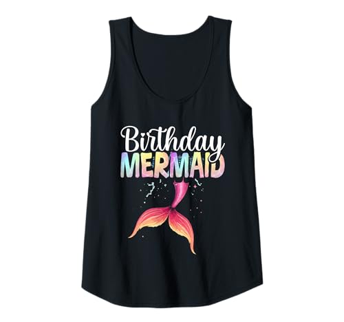 Damen Meerjungfrau Meerjungfrauen Birthday Mermaid Tank Top von Meerjungfrauen Meerjungfrau