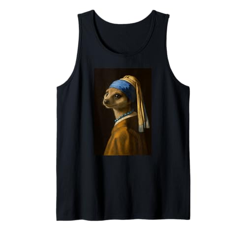 Erdmännchen Mädchen Perlenohrmalerei Kunst Jungen Mädchen Kinder Tank Top Erdmännchen Mädchen Perlenohrmalerei Kunst Jungen Mädchen Kinder Tank Top von MeerkatAxis1