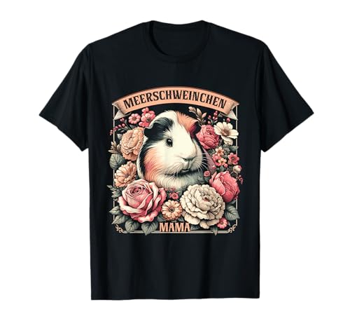 Meerschweinchen Meerschweinchen Mama Muttertag T-Shirt von Meerschwein & Meerschweinchen Geschenke