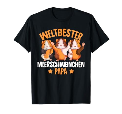 Meerschweinchen Papa Meerschwein Herren T-Shirt von Meerschwein & Meerschweinchen Geschenke