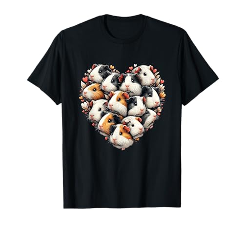 Meerschweinchen lieben das Herz von Kindern, Frauen T-Shirt Meerschweinchen lieben das Herz von Kindern, Frauen T-Shirt von Meerschweinchen Artwork Co von MNI