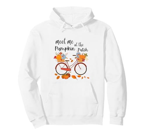 Aufnäher mit Aufschrift Meet Me at The Pumpkin, lustige Herbstsaison Ernte Pullover Hoodie von Meet Me At The Pumpkin Patch Fall Festivities