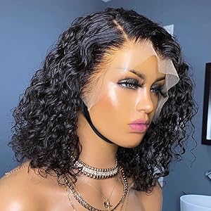 33 x 10 cm lockige Echthaar-Perücke für schwarze Frauen, 150 % Dichte, Mongolei, HD, transparent, lockig, unbehandeltes Haar, 35 cm 33 x 10 cm lockige Echthaar-Perücke für schwarze Frauen, 150 % Dichte, Mongolei, HD, transparent, lockig, unbehandeltes Haar, 35 cm von Meet Naive