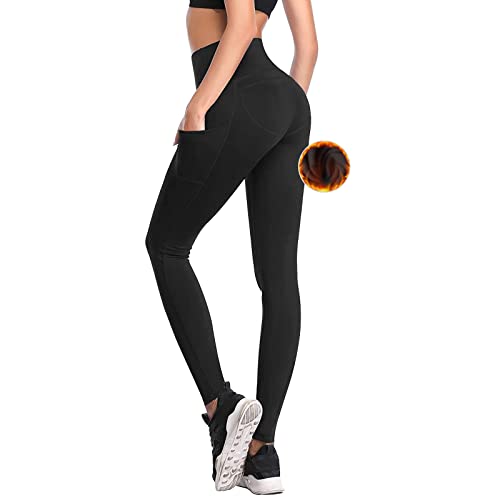 MeetHoo Thermo Leggings Damen, Funktionsunterwäsche gefüttert Sporthose Funktionswäsche Thermowäsche Base Layer Skiunterwäsche Skifahren Laufen von MeetHoo