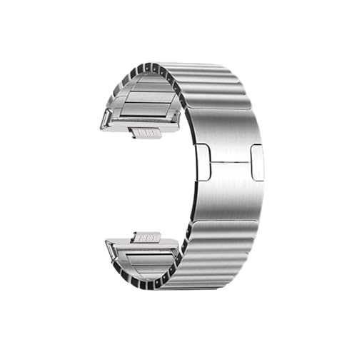 Luxuriöses Herren-Uhrenarmband aus Edelstahl, passend for Huawei Fit 3 4 Pro(Silver,For Huawei Fit4Pro) von Mefloar