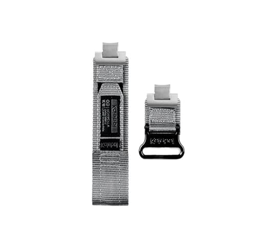 Passend for Casio G-SHOCK MTG-B3000 Nylon Canvas Sport Wasserdichtes Herren-Uhrenarmband(Gray-silver) von Mefloar