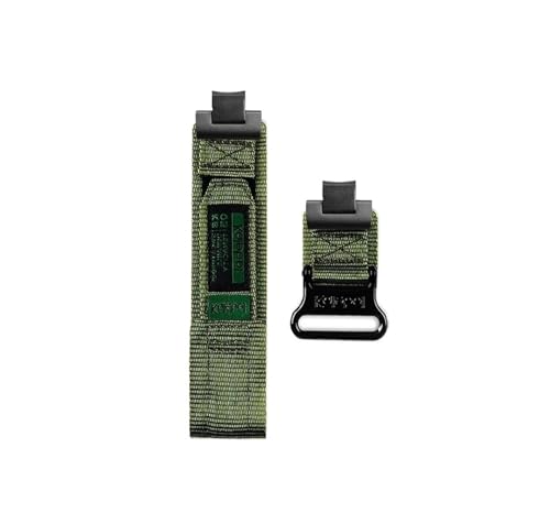 Passend for Casio G-SHOCK MTG-B3000 Nylon Canvas Sport Wasserdichtes Herren-Uhrenarmband(Military green-black) von Mefloar