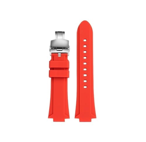 Passend for Casio Small Square-Serie G-Shock DW-5600 GW-B5600 GM-5600 DW-H5600 Silikon Uhrenarmband(B Red-silver,For DW-5600/5610) von Mefloar