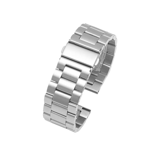 Passend for Huawei Watch GT 4 3 Pro/Honor Magic 2 4pro Edelstahl Herren 20mm 22mm Uhrenarmband(Steel,For Honor magic2 46mm) von Mefloar