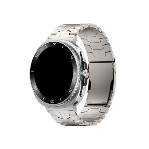 Passend for Samsung Galaxy Watch 8Classic 46mm/8 44mm 40mm/Ultra 47mm 2025 Titanium Herren-Uhrenarmband(Titanium,For Galaxy 8 40mm 44mm) von Mefloar