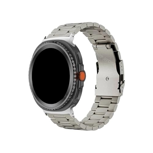 Titan-Uhrenarmband passend for Samsung Galaxy Watch 8 40mm 44mm/8Classic 46mm /Ultra 47mm 2025(Titanium,For Galaxy 8 40mm 44mm) von Mefloar