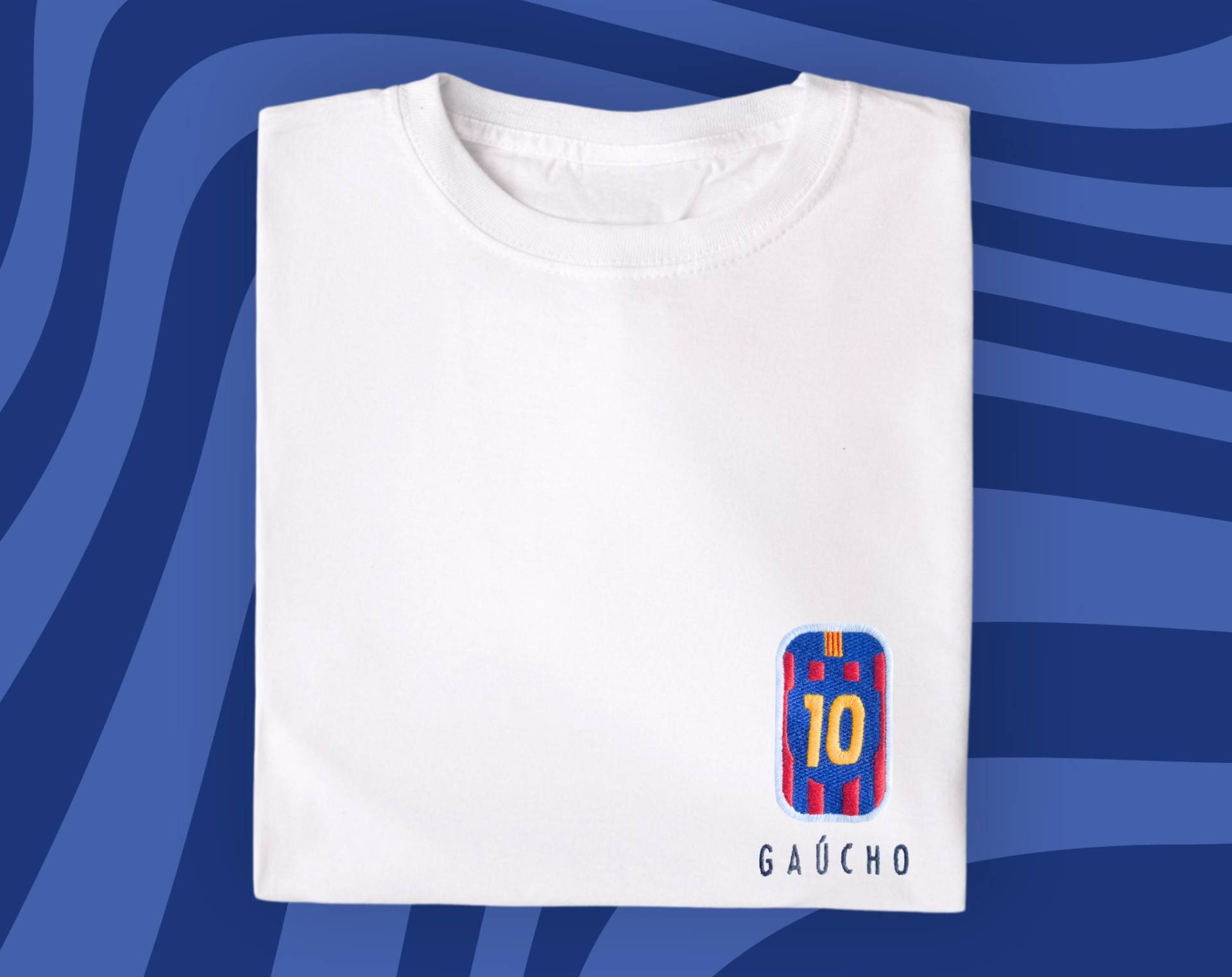 Unikat Ronaldinho Tshirt - Gaucho 10 Barcelona Besticktes Bio-Baumwoll Iconic Numbers Fußballliebhaber Trikot Unisex Unikat Ronaldinho Tshirt - Gaucho 10 Barcelona Besticktes Bio-Baumwoll Iconic Numbers Fußballliebhaber Trikot Unisex von Meftoon