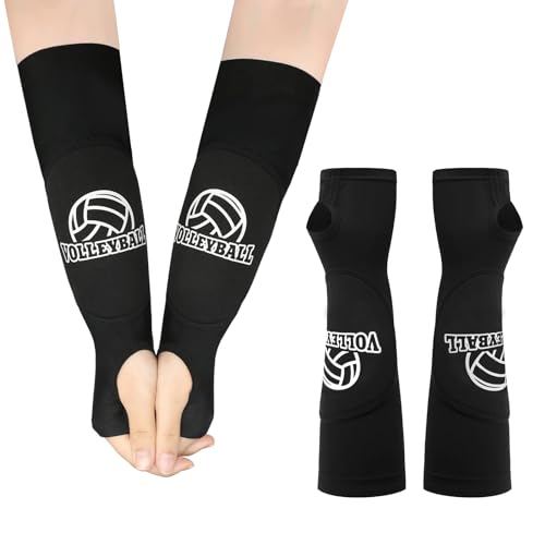 MegLob Volleyball Armschoner, Volleyball Armmanschetten Armschutz Volleyball Damen Volleyball Arm Sleeves, Volleyball Armschoner Kinder Volleyball Armstulpen Ärmel Sportarmbänder für Volleyball Sport von MegLob