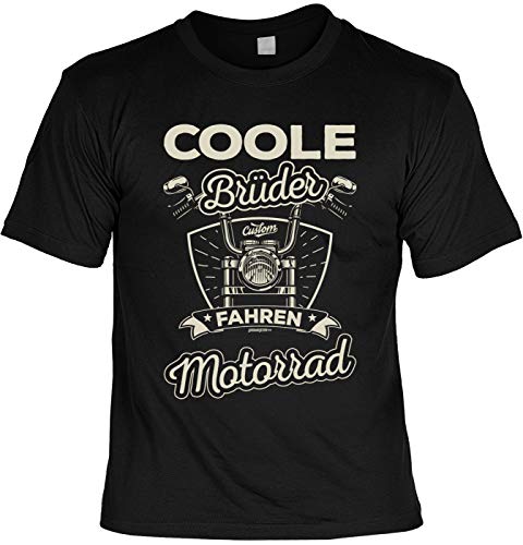 Biker T-Shirt Coole Brüder Fahren Motorrad Cooles Motorrad Laiberl Biker von Mega-Shirt