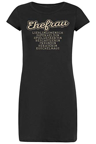 Ehefrau Schlafanzug Pyjama Weihnachten Nachtwäsche Motiv Mütter Nachthemd Damen Ehefrau Lieblingsmensch Superheldin Geschenkidee für Frauen von Mega-Shirt