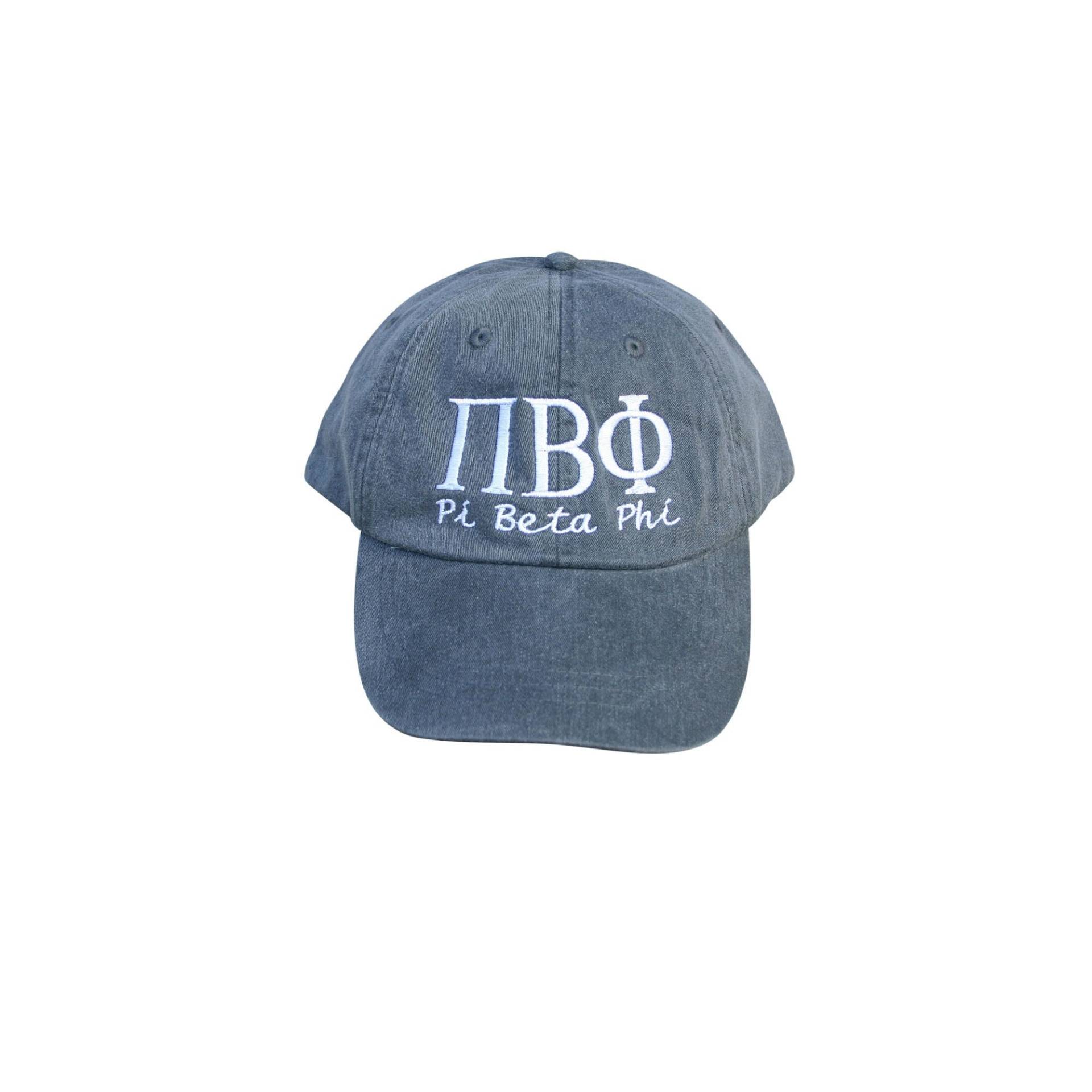 Pi Beta Phi-Schrift Mit Big Und Little Auf Der Rückseite Baseballkappe Pi Beta Phi-Schrift Mit Big Und Little Auf Der Rückseite Baseballkappe von MegaGreek