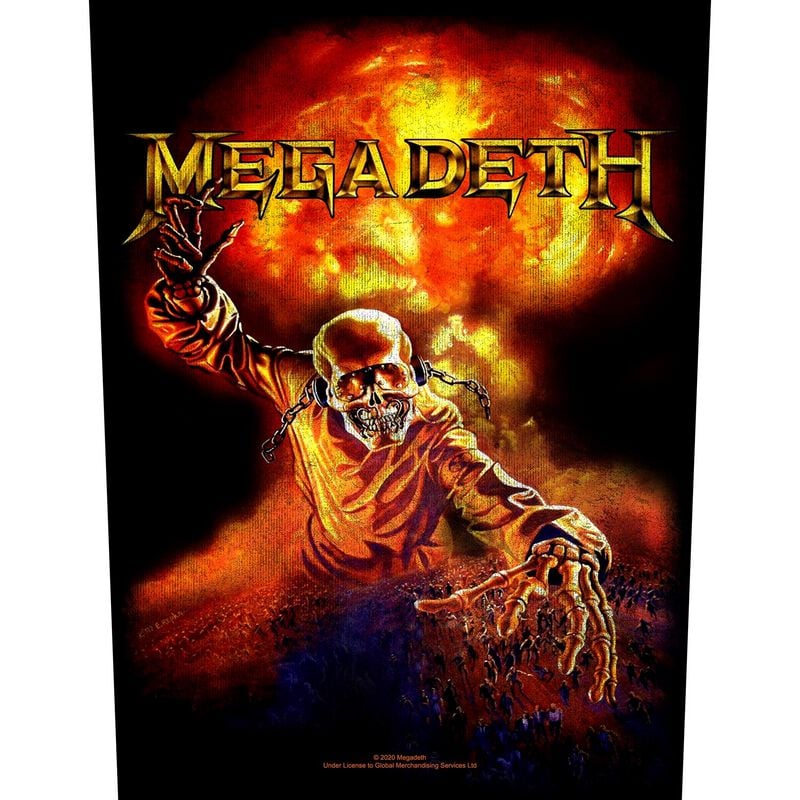 Megadeth Backpatch - Nuclear - multicolor  - Lizenziertes Merchandise! von Megadeth