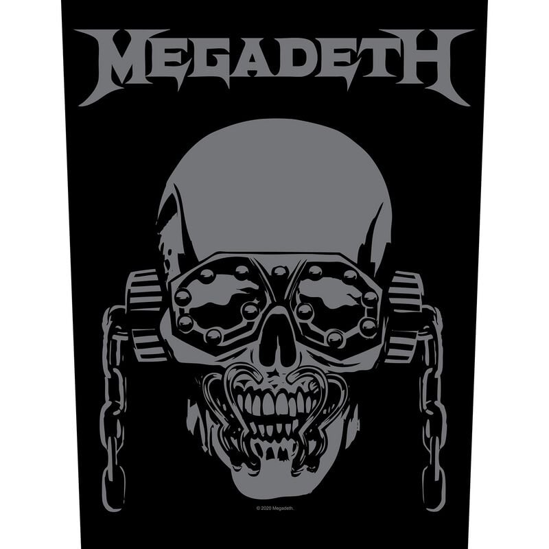 Megadeth Backpatch - Vic Rattlehead - multicolor  - Lizenziertes Merchandise! von Megadeth