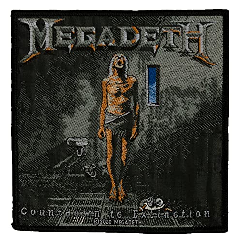 Megadeth COWNTDOWN TO EXTINCTION Aufnäher Patch Gewebt & Lizenziert !! von Megadeth